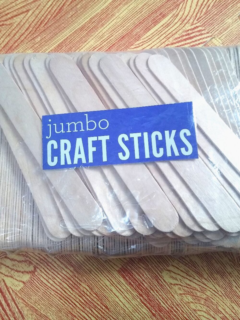 180 Ct Jumbo Craft Sticks, 6 inches